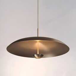 Mid Century Modern Brass Chandelier- Italian Chandelier Antique Patina- Sputnik Kalmar Lighting Fixture - thumbnail 2