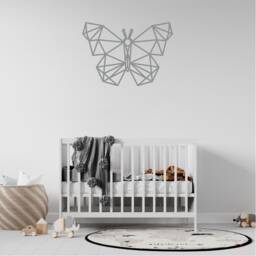 Geometric Butterfly Wall Art, Minimalist, Modern, Abstract, Decal, Mural, Transfer, Boho -G008, 5 Sizes, 36 Colour Options - thumbnail 3
