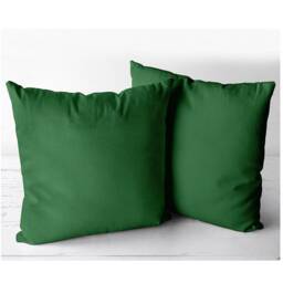 Green Cotton Pillow Cover Handmade Home Decor, Christmas Decor - thumbnail 3
