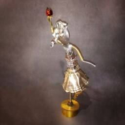 steampunk Ballerina - Metal Sculpture - thumbnail 2