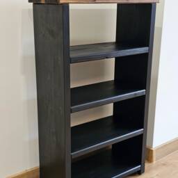 Narrow Solid Wood Shoe Rack 22cm Deep Entryway Organizer - thumbnail 3
