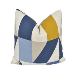 Scion - Nuevo 4 Colourways Available Funky Modern Patchwork Geometric Designer Cushion Cover Luxury Throw Pillow Handmade Home Decor - thumbnail 1
