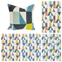 Scion - Nuevo 4 Colourways Available Funky Modern Patchwork Geometric Designer Cushion Cover Luxury Throw Pillow Handmade Home Decor - thumbnail 2