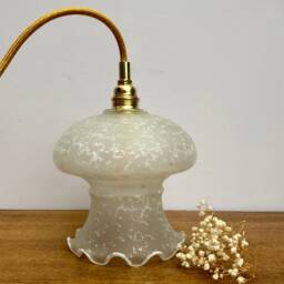 Vintage Glass Tulip Lamp - thumbnail 1
