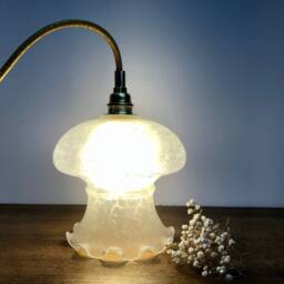 Vintage Glass Tulip Lamp - thumbnail 2