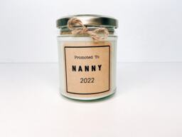 Promoted To Nanny Candle - You're Going Be A Pregnancy Announcement Reveal Grandparents - thumbnail 1