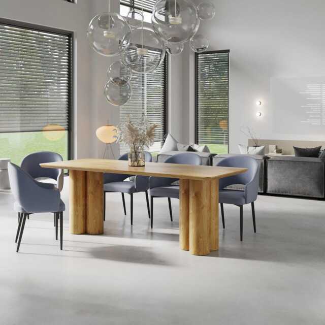 Oak Modern Dining Table 052 - image 1