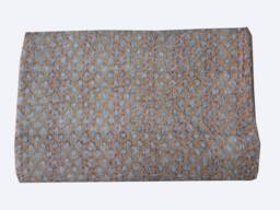 Indian Handblock Printed Kantha Quilt Beiage Color Buti Print Block Throws Multi Size Throw Pure Cotton Blanket - thumbnail 1