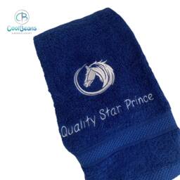 Horse Circle Towel - Personalised Face Cloth/Hand Bath Horse Riding - thumbnail 2