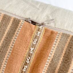 Brown Dot Block Print Mudcloth Hmong Pillow Case - thumbnail 3