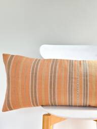Brown Dot Block Print Mudcloth Hmong Pillow Case - thumbnail 1