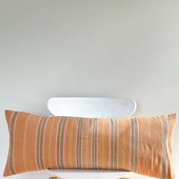 Brown Dot Block Print Mudcloth Hmong Pillow Case - thumbnail 2