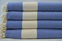 "Long Blanket, Zigzag Blanket, Turkish Bedspread, Turkish Throw, Throws, Turkish Blanket, Herringbone Blanket, 79""x95" - thumbnail 1