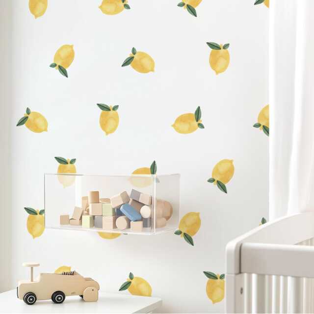 Fresh Lemons - Peel-And-stick Wall Decals Mej - image 1