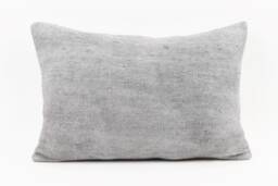 Turkish Kilim Pillow Cover Vintage Wool, Handwoven - 16x24 - thumbnail 1