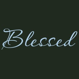 Blessed Wall Decal - Vinyl Lettering, Home Decor - thumbnail 3