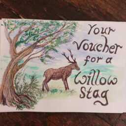 Gift Voucher, For A Custom Made, Designed Gift, Woven Sculptural Animal, Panel, Fencing, Eco-Friendly Natural - thumbnail 1