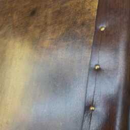 English Handmade Luxury Leather Coffee Table Trunk - thumbnail 4