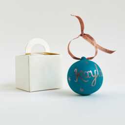 Personalised Shining Star Baubles - Choose Your Colours - thumbnail 4