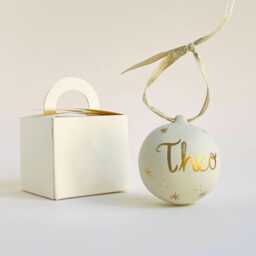 Personalised Shining Star Baubles - Choose Your Colours - thumbnail 1
