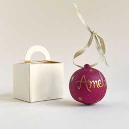 Personalised Shining Star Baubles - Choose Your Colours - thumbnail 3