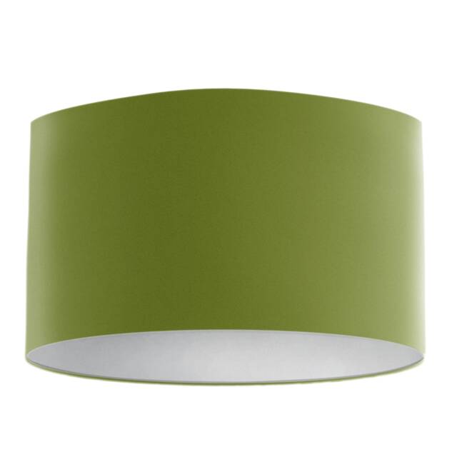 Velvet Lampshade - Olive Green With White Lining, Handmade Lampshades, Table Lamp Shade - image 1
