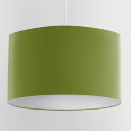 Velvet Lampshade - Olive Green With White Lining, Handmade Lampshades, Table Lamp Shade - thumbnail 3