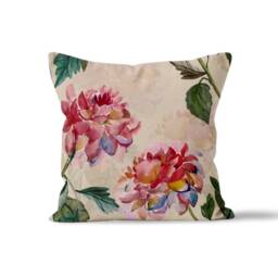 Flower Cushion Cover, Tapestry Farmhouse Decor, Classic Pattern Home Accent, Cozy Style Pillow Case - thumbnail 4