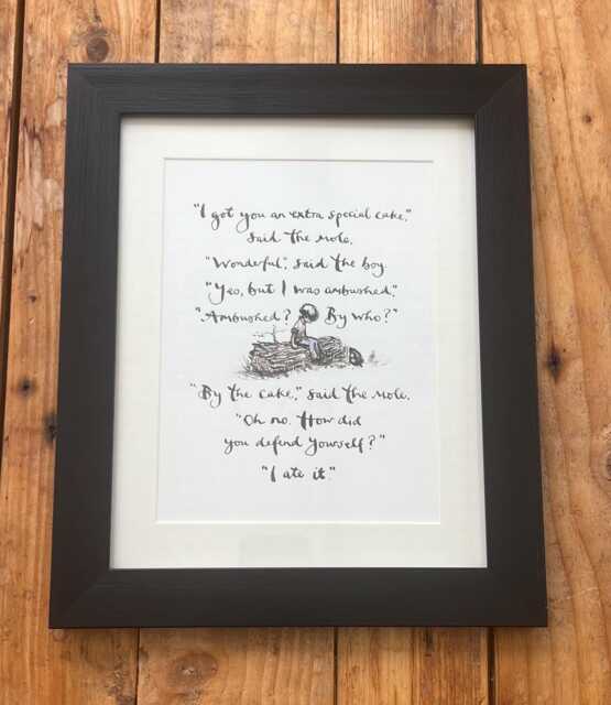 Framed Print From Always Remember - The Boy Mole Fox, Horse & The Storm By Charlie Mackesy