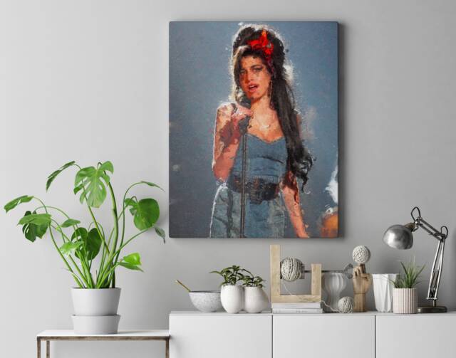 Icons Canvas Print - Amy Winehouse Wall Art - image 1