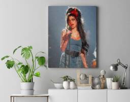 Icons Canvas Print - Amy Winehouse Wall Art - thumbnail 1