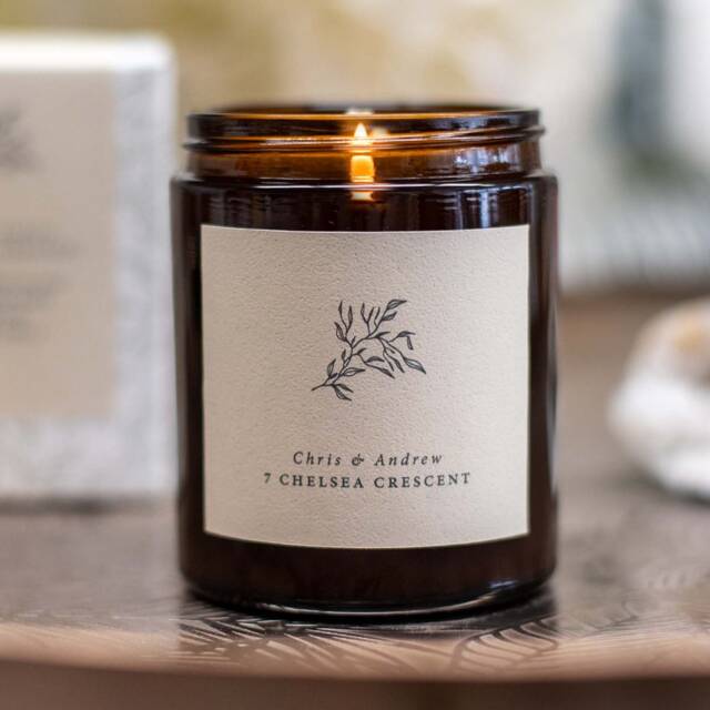 Personalised New Home Candle - Thoughtful, Unique, Gift - image 1