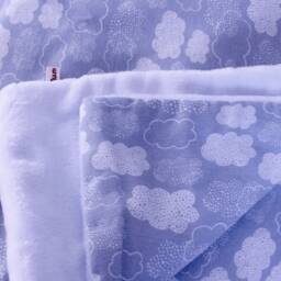 Baby Cloud Blanket, Cotton Lined With Fleece - thumbnail 3