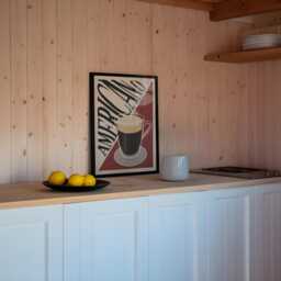 Americano Coffee Print, Retro Wall Art, Mid Century Modern Kitchen Prints/Unframed - thumbnail 3