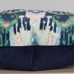 Linwood Omega Prints Bukhara Emerald & Velvet Cushion Cover 45x45 cm - thumbnail 2