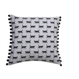 Christmas Gifts Black Cat Cushion Cover/Sham Pillow Cas - thumbnail 2