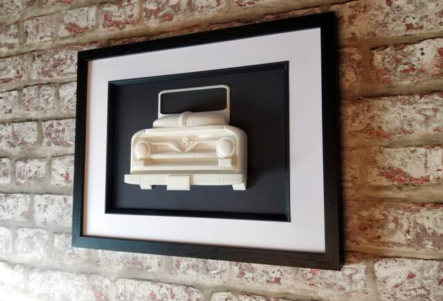 Ford F100 Sculpture 3D Printed Classic Car Wall Art - image 1