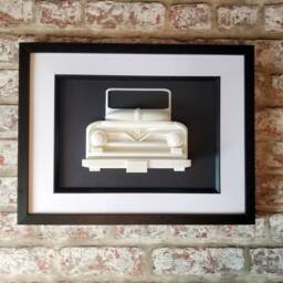 Ford F100 Sculpture 3D Printed Classic Car Wall Art - thumbnail 3