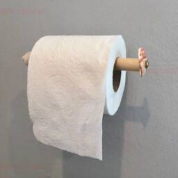 Seashell Toilet Paper Holder Beach Nautical Bathroom Decor - thumbnail 2