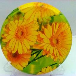 Wooden Cutting Board Decoupage Rustic Style Home Decor Sunflowers Kitchen Decoration Wall Handmade Wood Hand Painted Art Hanging - thumbnail 3