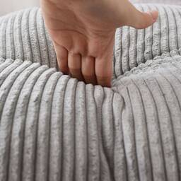 Plain Cushion Covers Corduroy Cord Jumbo Super Soft 16x16 - thumbnail 2