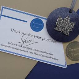 Maple Leaf Wooden Decoration - Christmas Tree Ornament Handmade Canadian Bauble - thumbnail 4