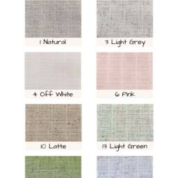 Lam Linen Sheer Curtain, 8 Colors, Airy Natural Curtain For Bedroom Livingroom, Custom Drapes, 1Pc - thumbnail 2