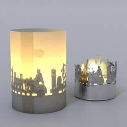 San Antonio Gift Tube - City Silhouette Tea Light Souvenir - thumbnail 4