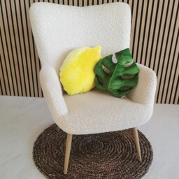 Monstera Pillow For Tropical Home Decor, Deliciosa Shaped Leaf Cushion Gift Plant Lover, Plush Soft Velvet - thumbnail 4