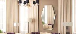 Minerva Original Handcrafted Fan Art Deco Wall Mirror - thumbnail 1
