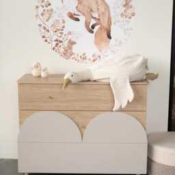 Fox in Fall Leaves Wall Decal Removable Nursery Decor - thumbnail 4