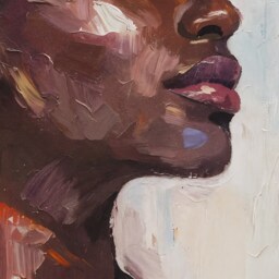 Black Woman Art Print Floral Crown Fashion Poster - thumbnail 2