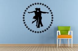Ballerina Ballet Dancer Dance Dancing Studio Tango Salsa Break Boy Girl Wall Or Car Vinyl Peal & Stick Removable Sticker Decal L1572 - thumbnail 1