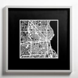 Paper Cut Map Milwaukee 12??12 In. Art Ideal Gifts - thumbnail 3